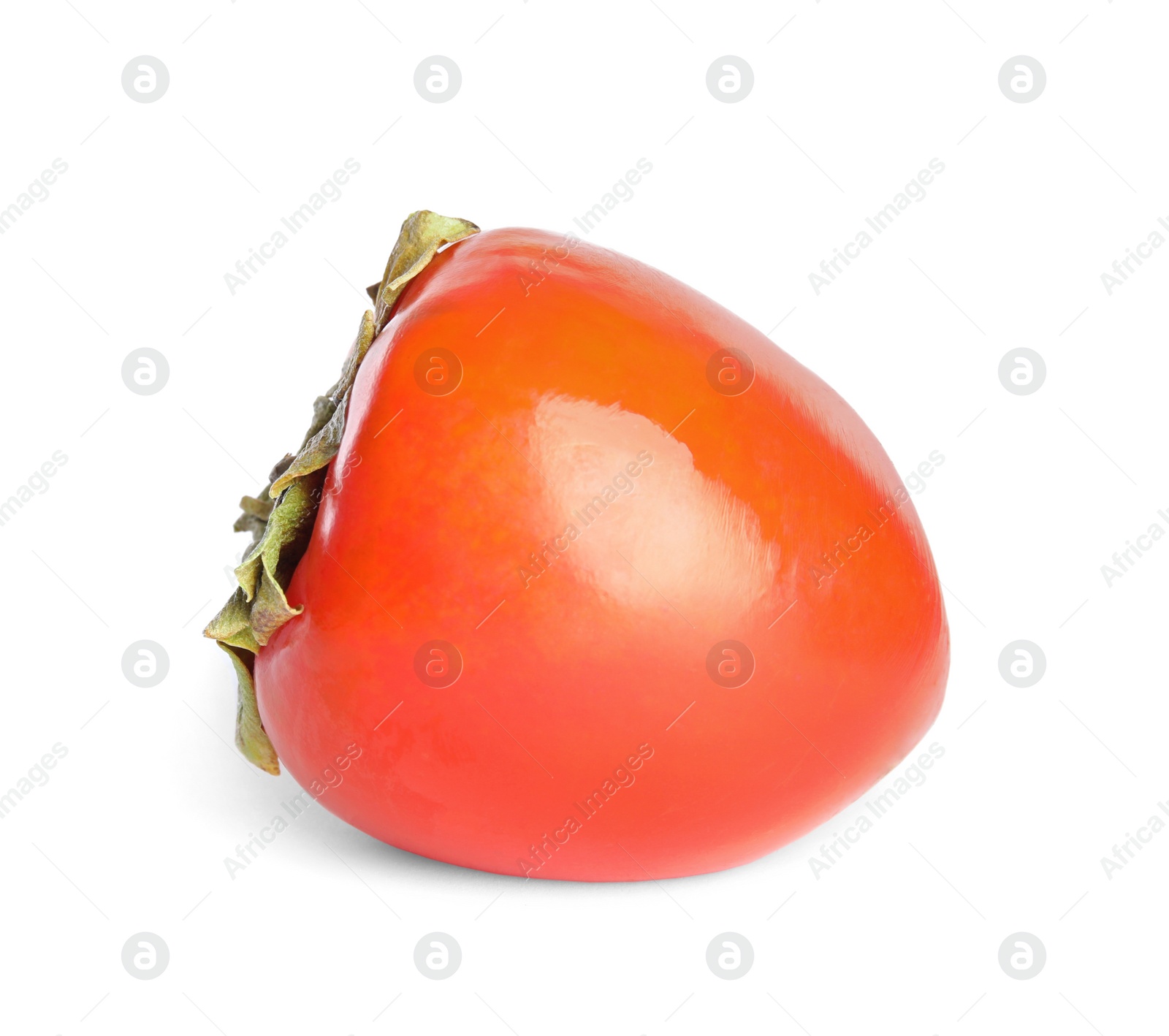 Photo of Delicious fresh ripe persimmon isolated on white