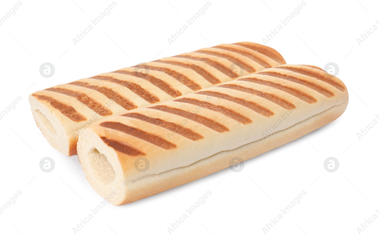 Photo of Fresh hot dog buns isolated on white