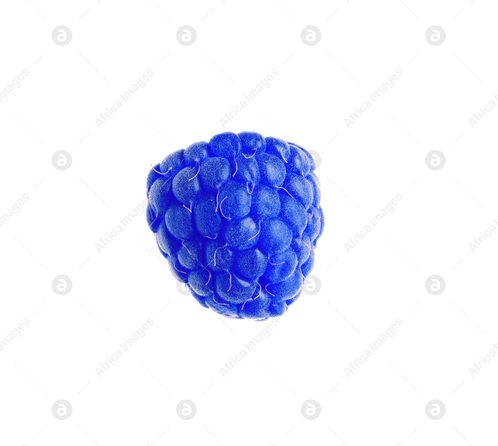 Image of Fresh tasty blue raspberry isolated on white