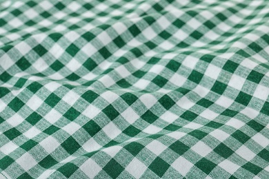 Photo of Texture of textile table napkin, closeup view