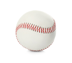 Photo of Traditional baseball ball isolated on white. Sportive equipment