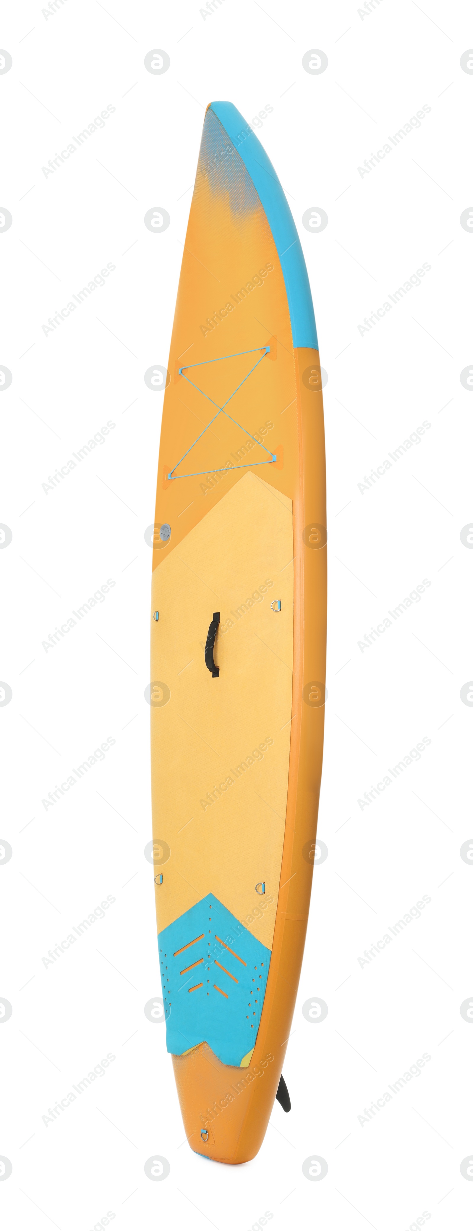 Photo of One SUP board isolated on white. Water sport