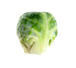 Photo of Fresh tasty Brussels sprout isolated on white