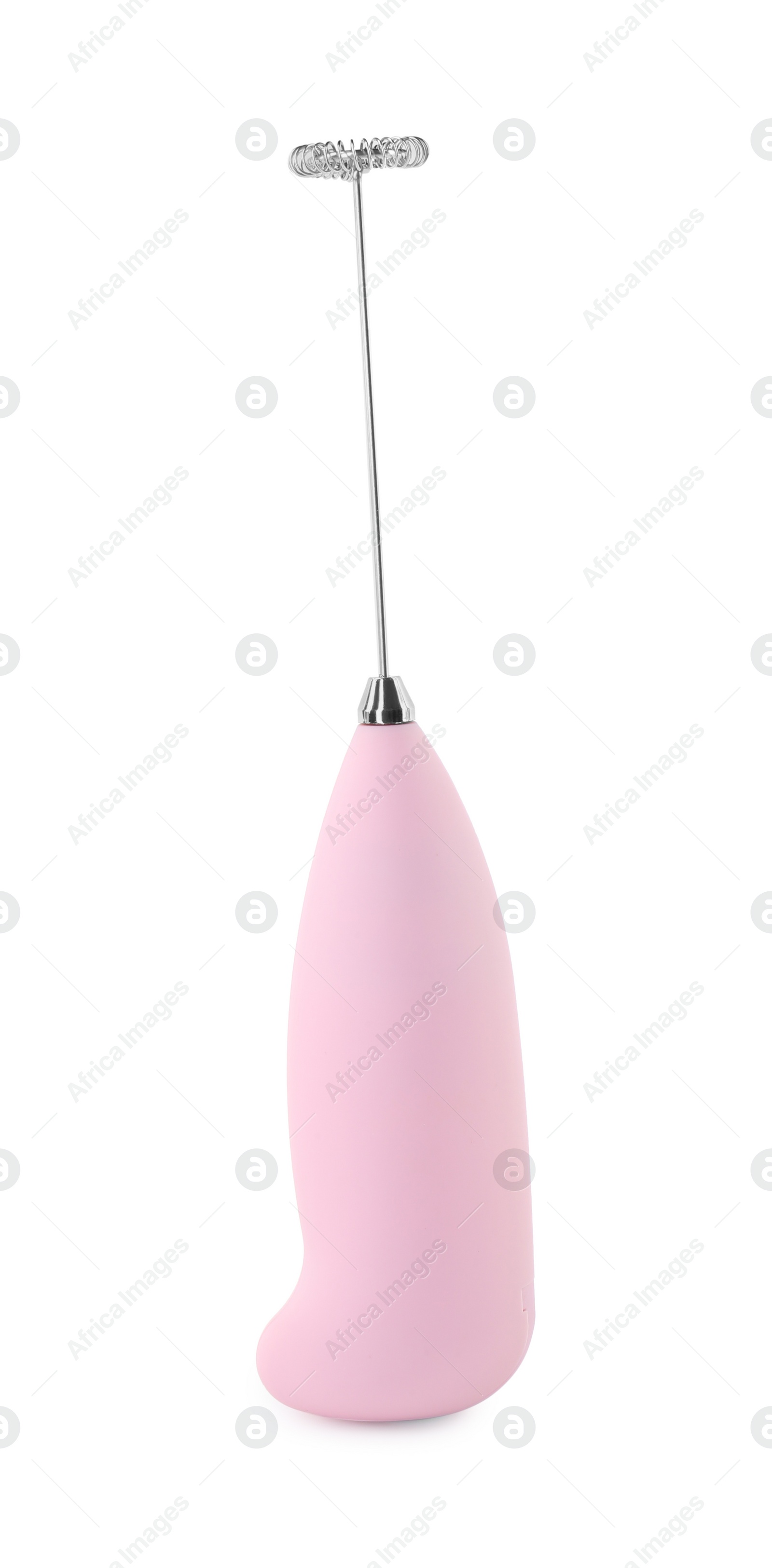 Photo of One milk frother wand isolated on white