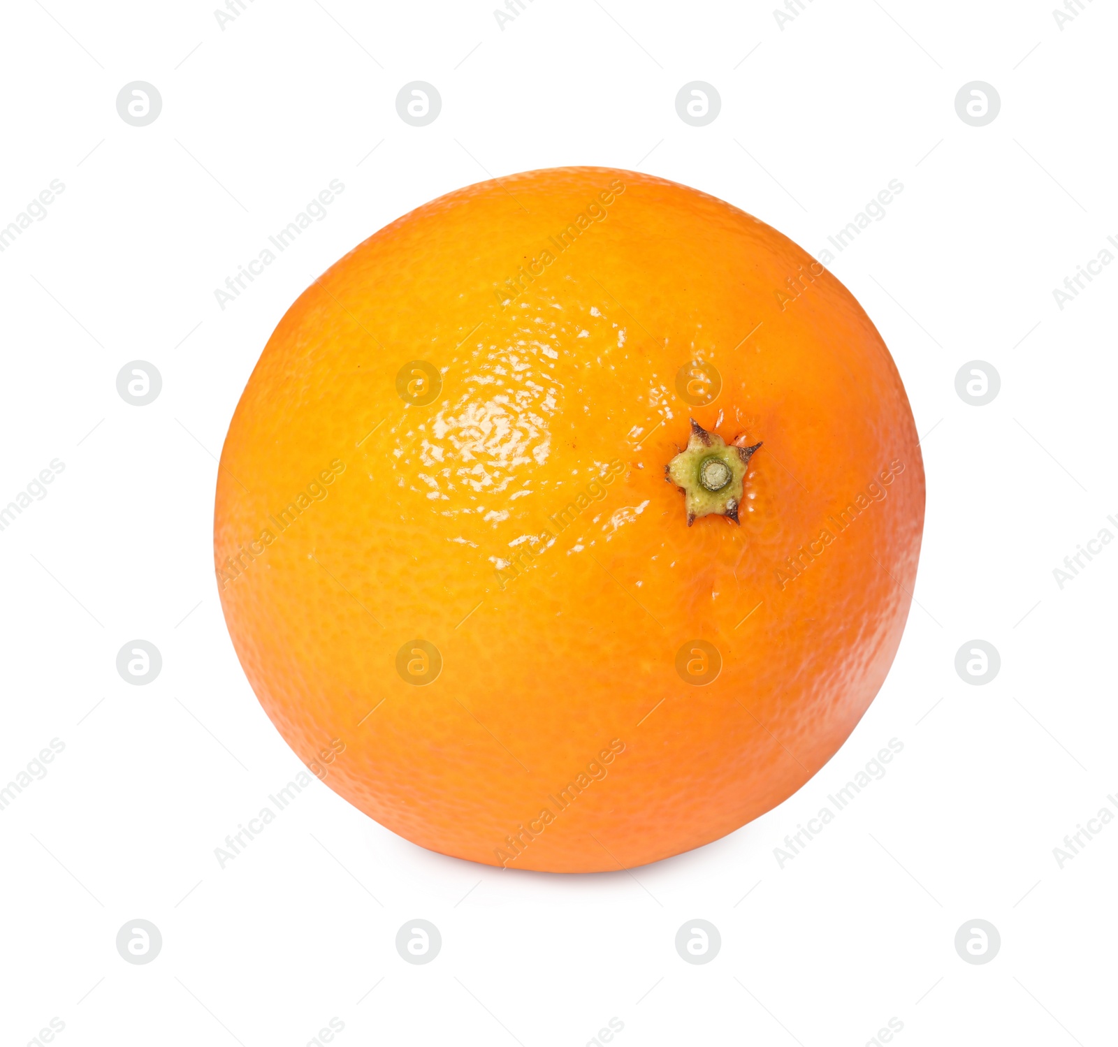 Photo of Fresh ripe juicy tangerine isolated on white