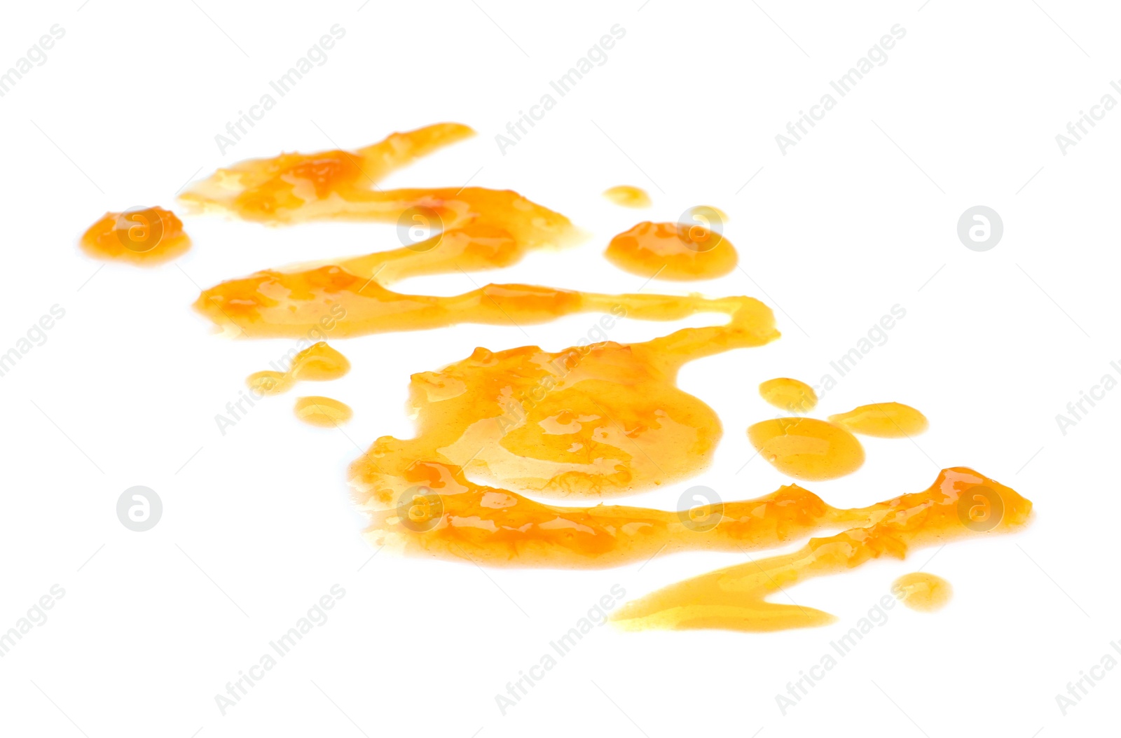 Photo of Sweet jam on white background