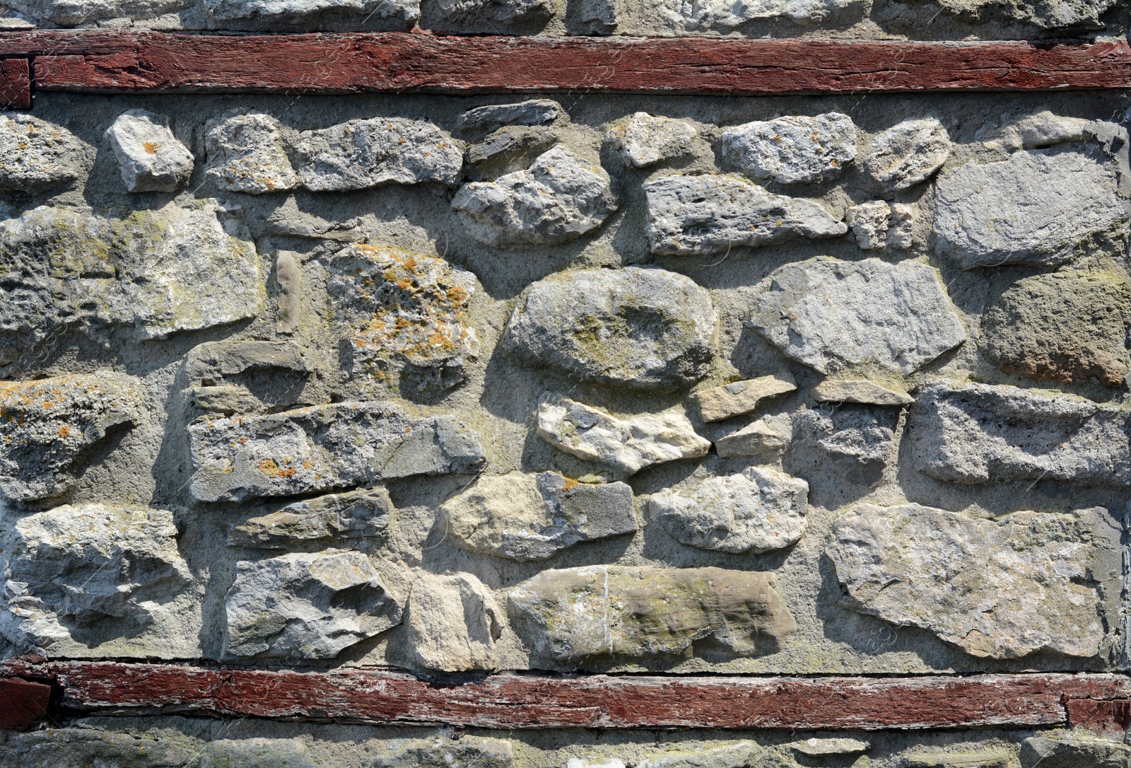 Photo of Texture of old stone wall as background