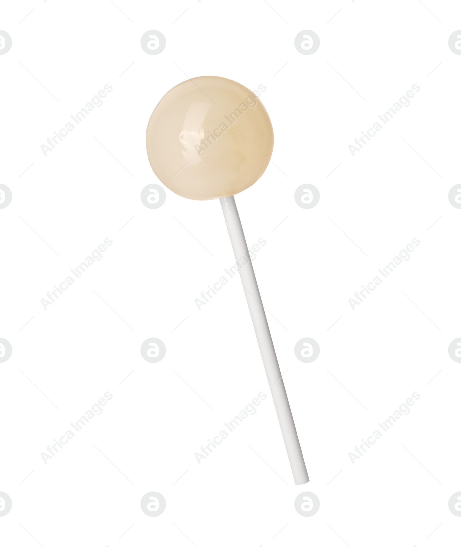 Photo of Tasty lollipop isolated on white. Confectionery product