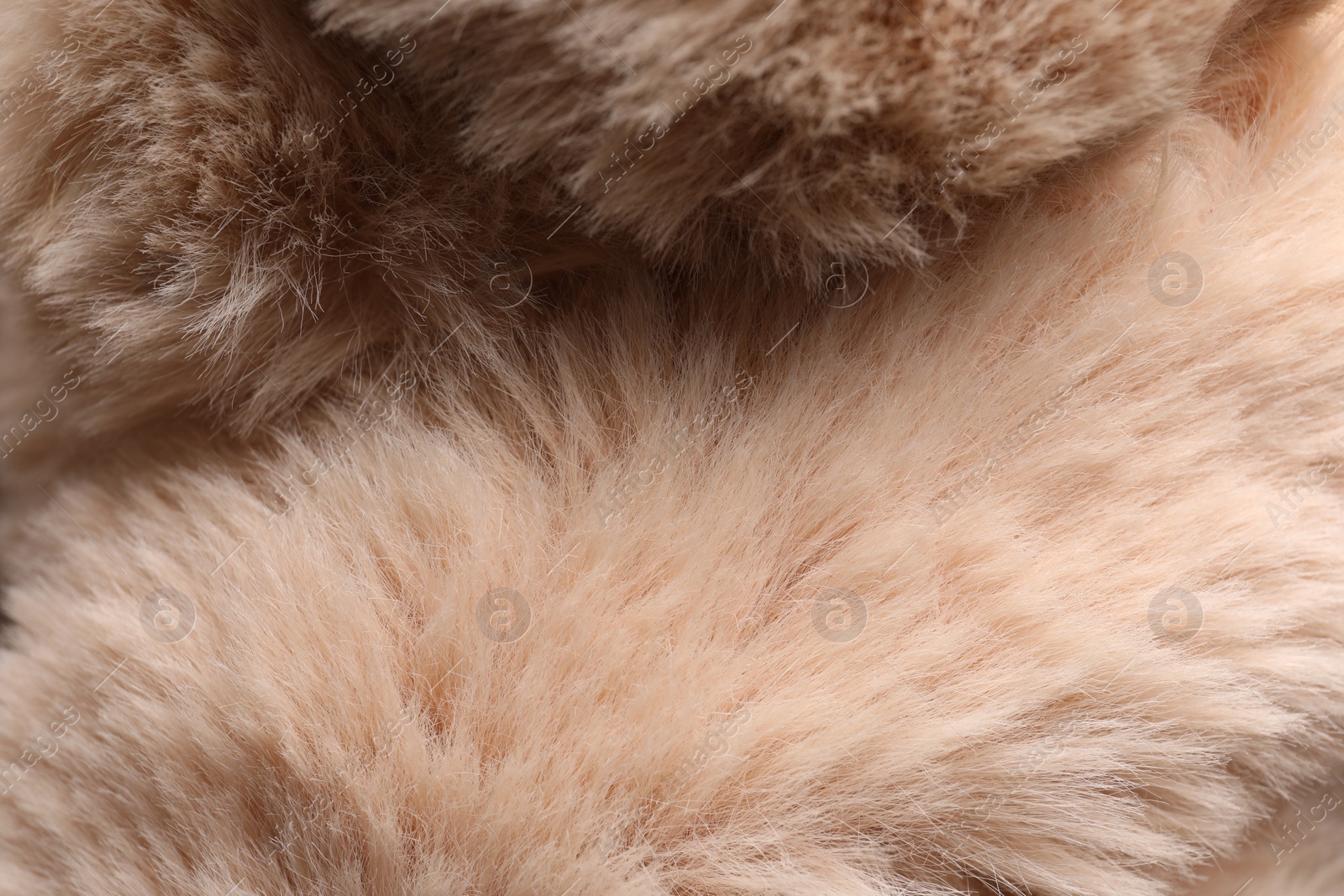 Photo of Texture of faux fur as background, closeup