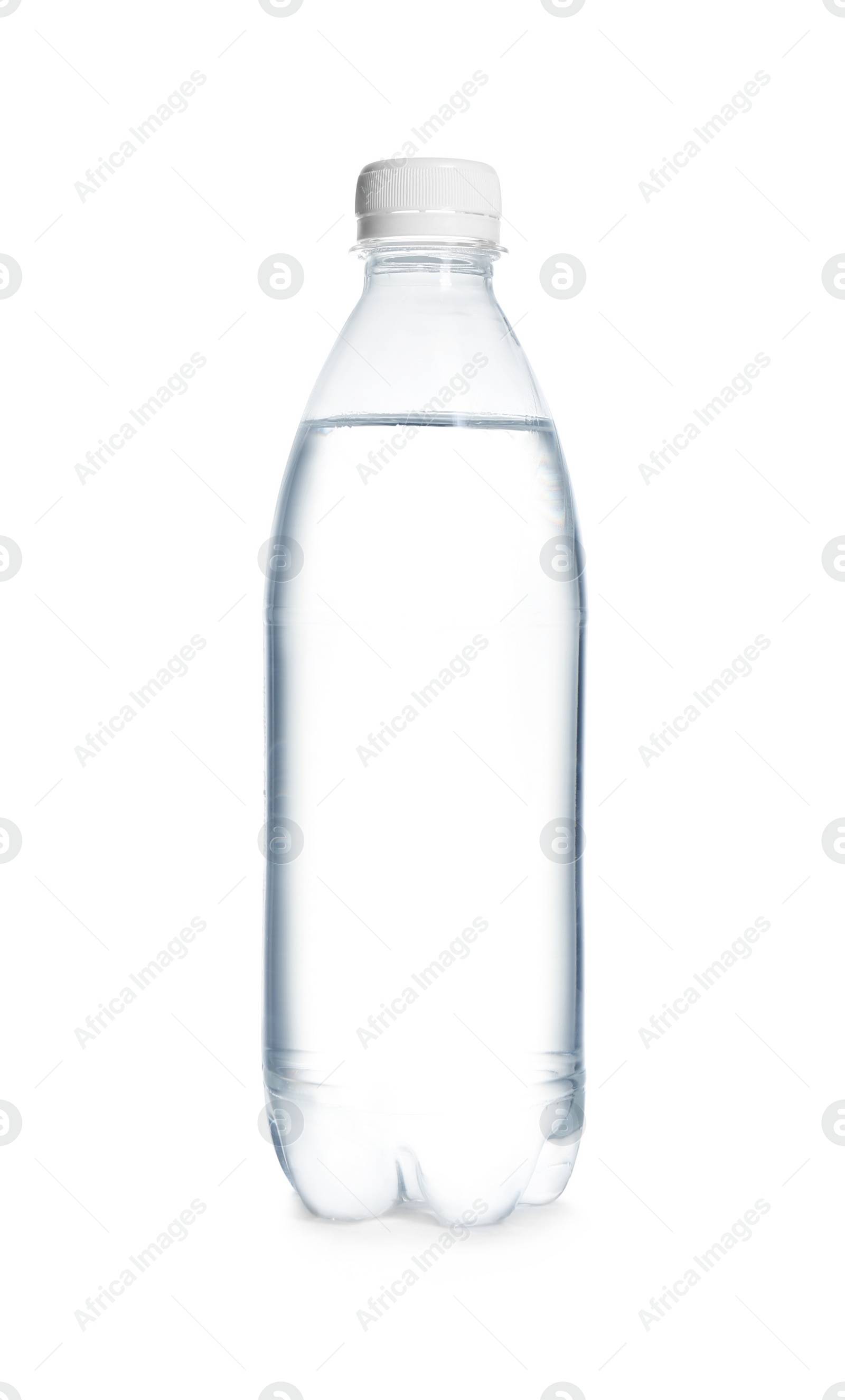 Photo of Plastic bottle of pure water isolated on white