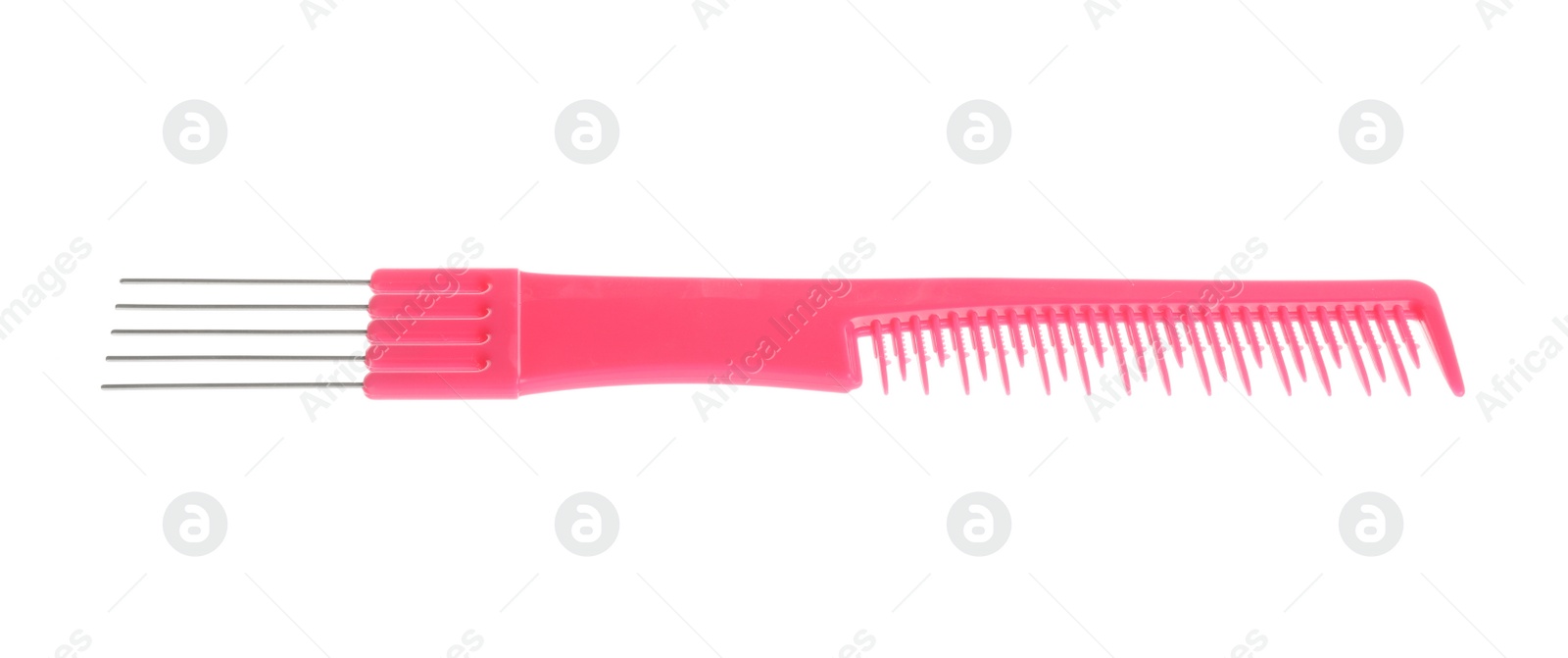 Photo of New pin tail comb isolated on white