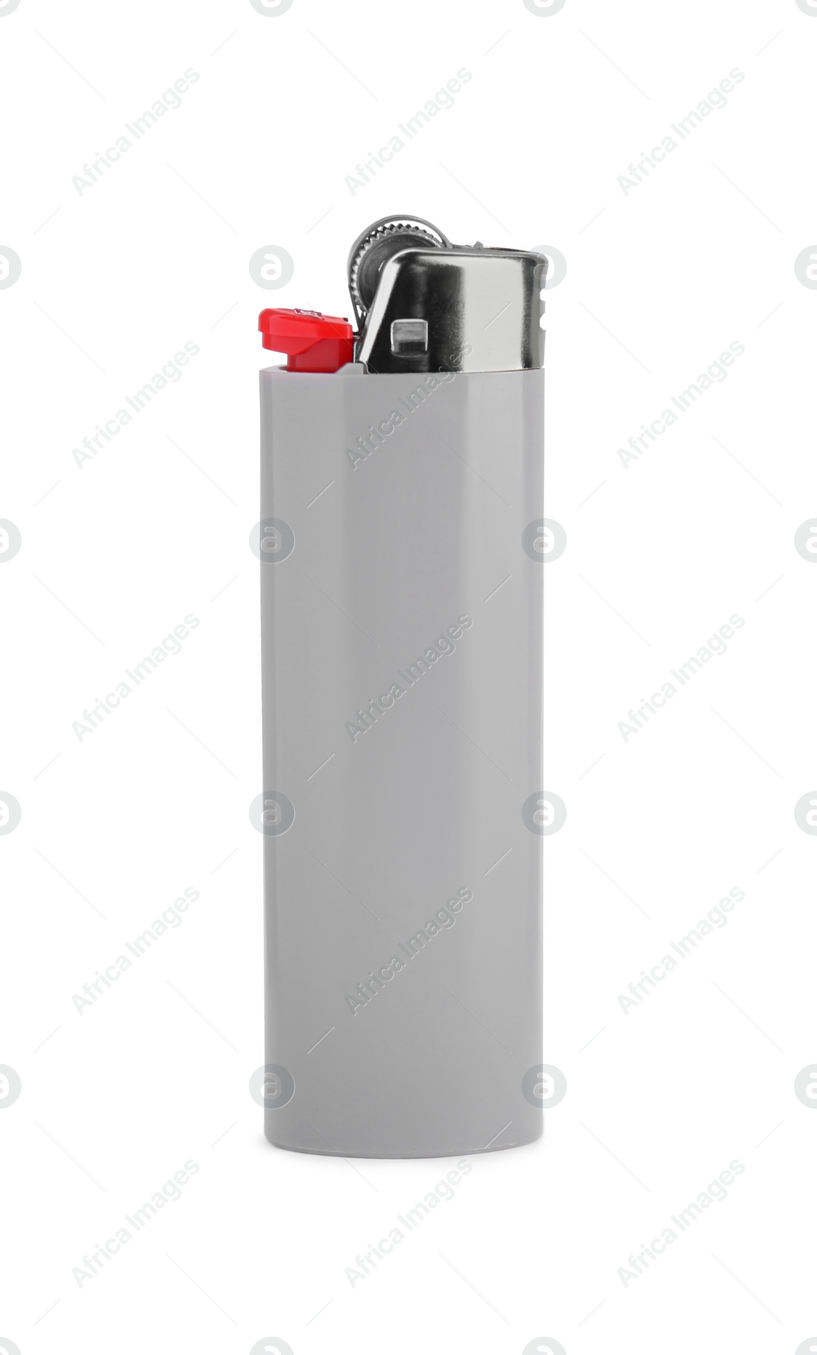 Photo of Stylish small pocket lighter isolated on white