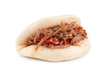 Photo of One delicious gua bao isolated on white