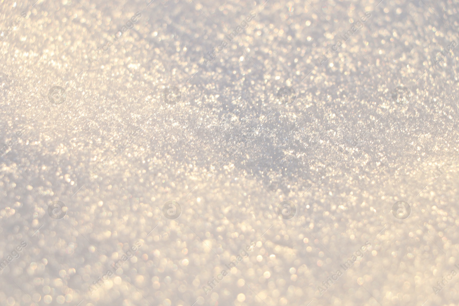 Photo of Beautiful snow as background, closeup view. Winter weather