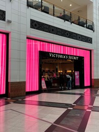 Poland, Warsaw - July 12, 2022: Official Victoria secret store in shopping mall