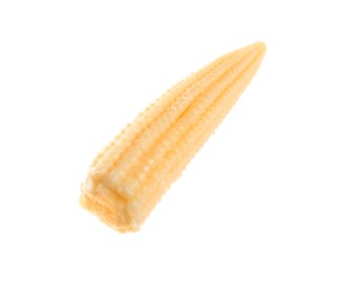 Photo of Fresh baby corn cob isolated on white