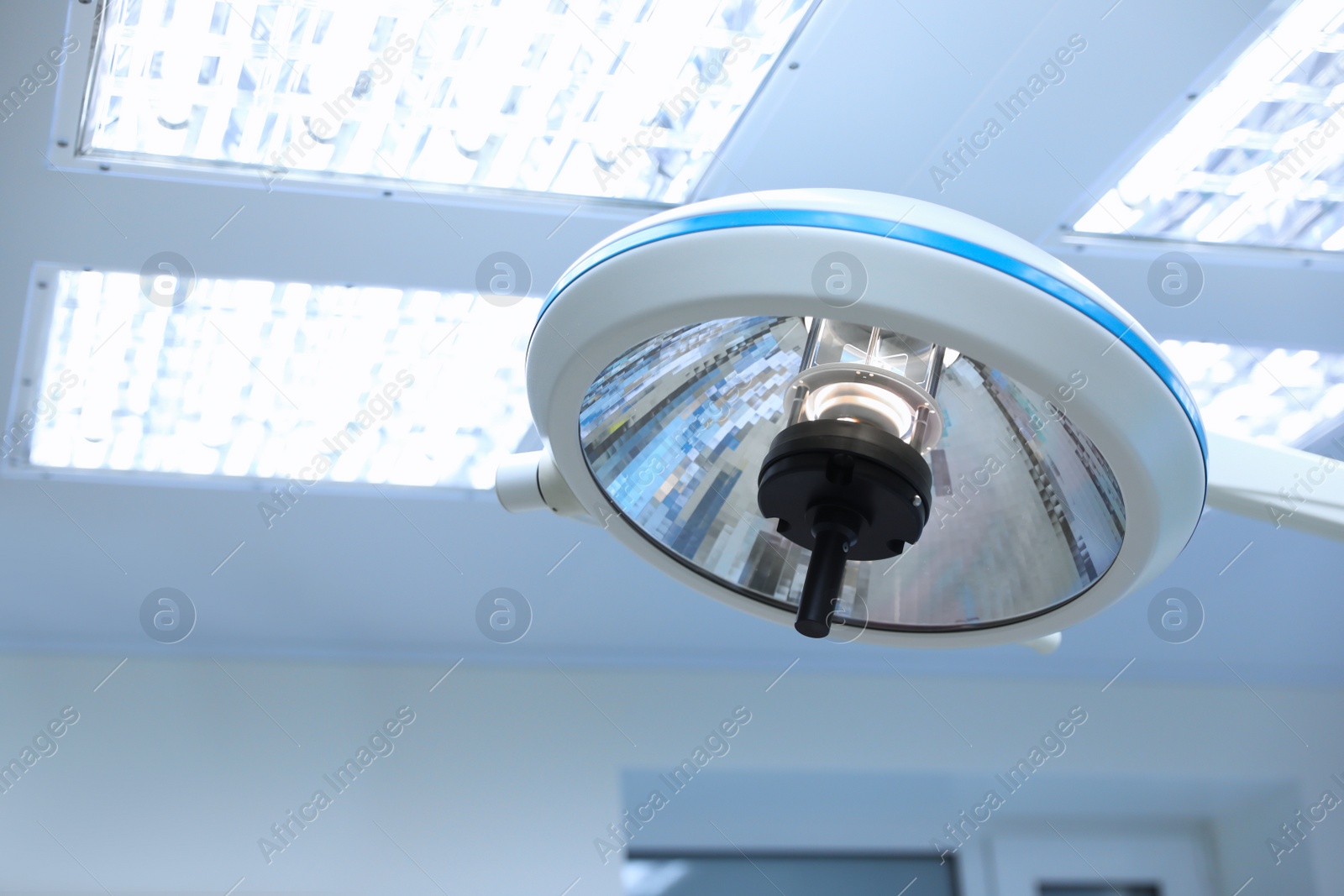 Photo of New surgical lamp in modern operating room