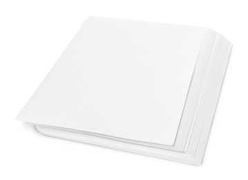 Photo of Stack of paper sheets isolated on white