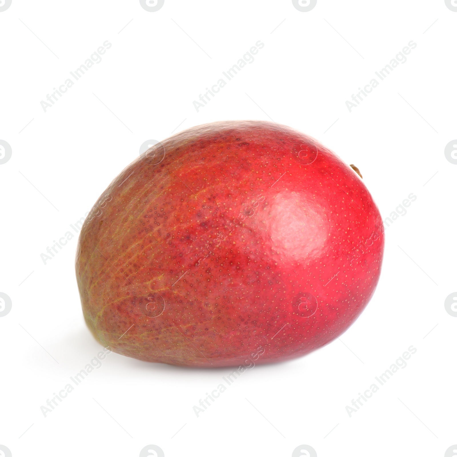 Photo of Delicious ripe juicy mango isolated on white