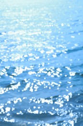 Photo of Blurred view of beautiful sea on sunny day