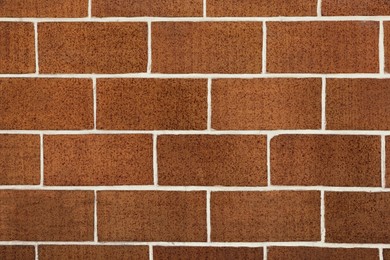 Texture of brown brick wall as background