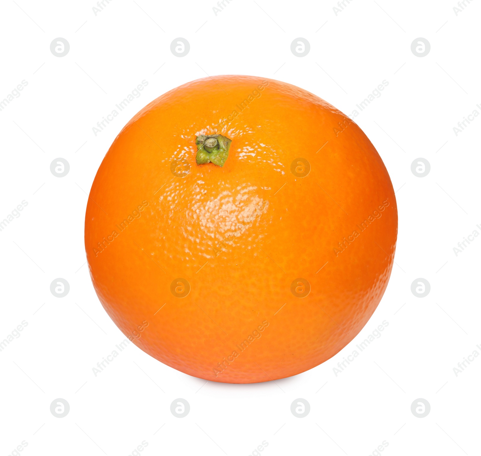 Photo of Fresh ripe juicy tangerine isolated on white