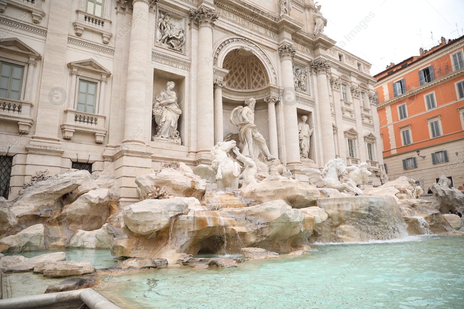 Photo of ROME, ITALY - FEBRUARY 5, 2024: Beautiful Trevi fountain outdoors