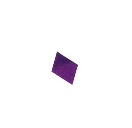 Photo of Piece of purple confetti isolated on white