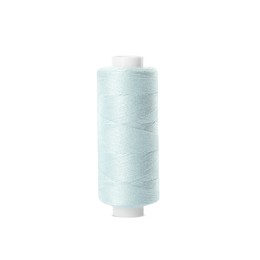 Photo of Spool of bright sewing thread isolated on white