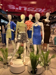 Photo of Warsaw, Poland - July 26, 2022: Sinsay fashion store in shopping mall