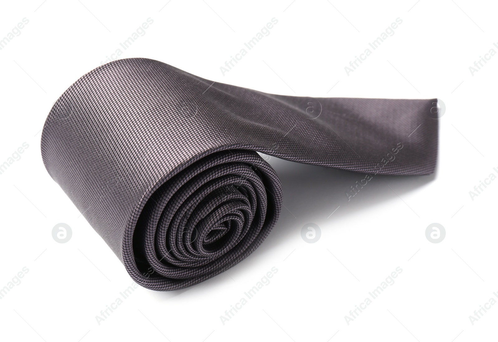 Photo of Stylish color male necktie isolated on white