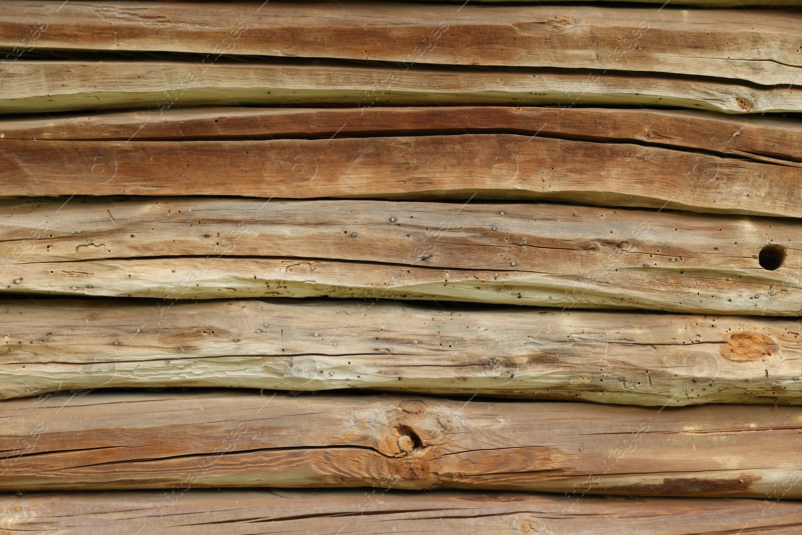 Photo of Texture of old wooden surface as background