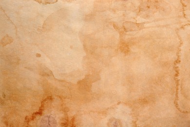 Photo of Sheet of parchment paper as background, top view