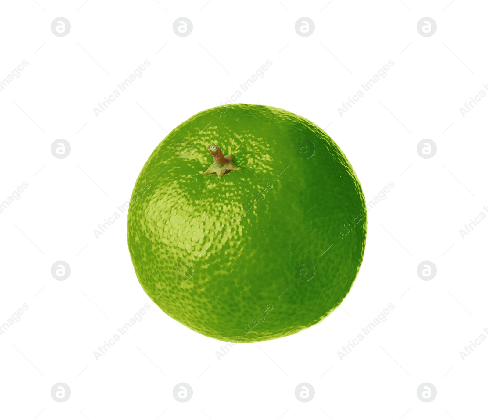 Green tangerine isolated on white. Citrus fruit Image of Green tangerine isolated on white. Citrus fruit