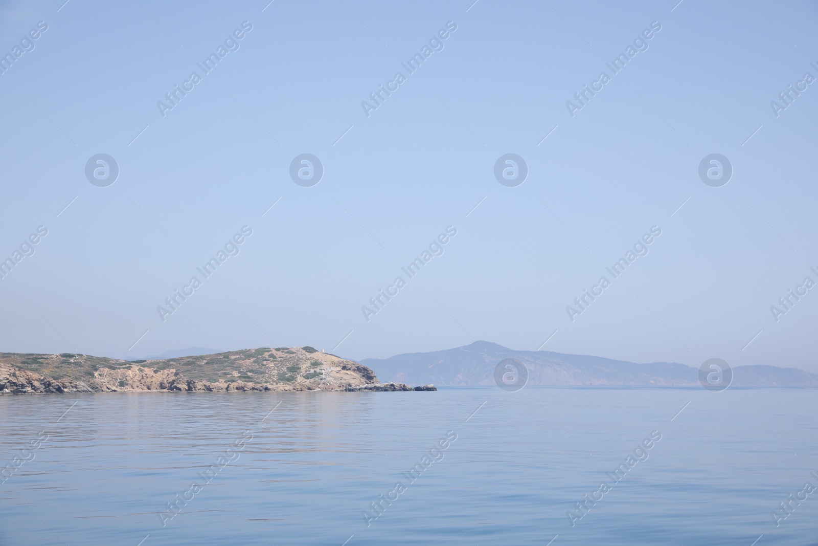 Photo of Picturesque view of sea coast on sunny day