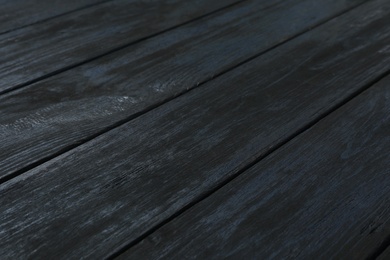 Photo of Texture of wooden surface as background, closeup