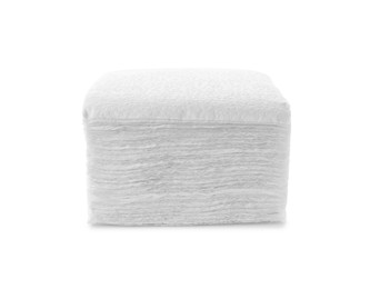 Photo of Stack of clean paper tissues isolated on white