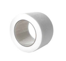Photo of Medical sticking plaster roll isolated on white