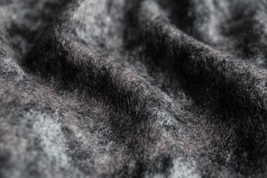 Texture of beautiful soft fabric as background, closeup