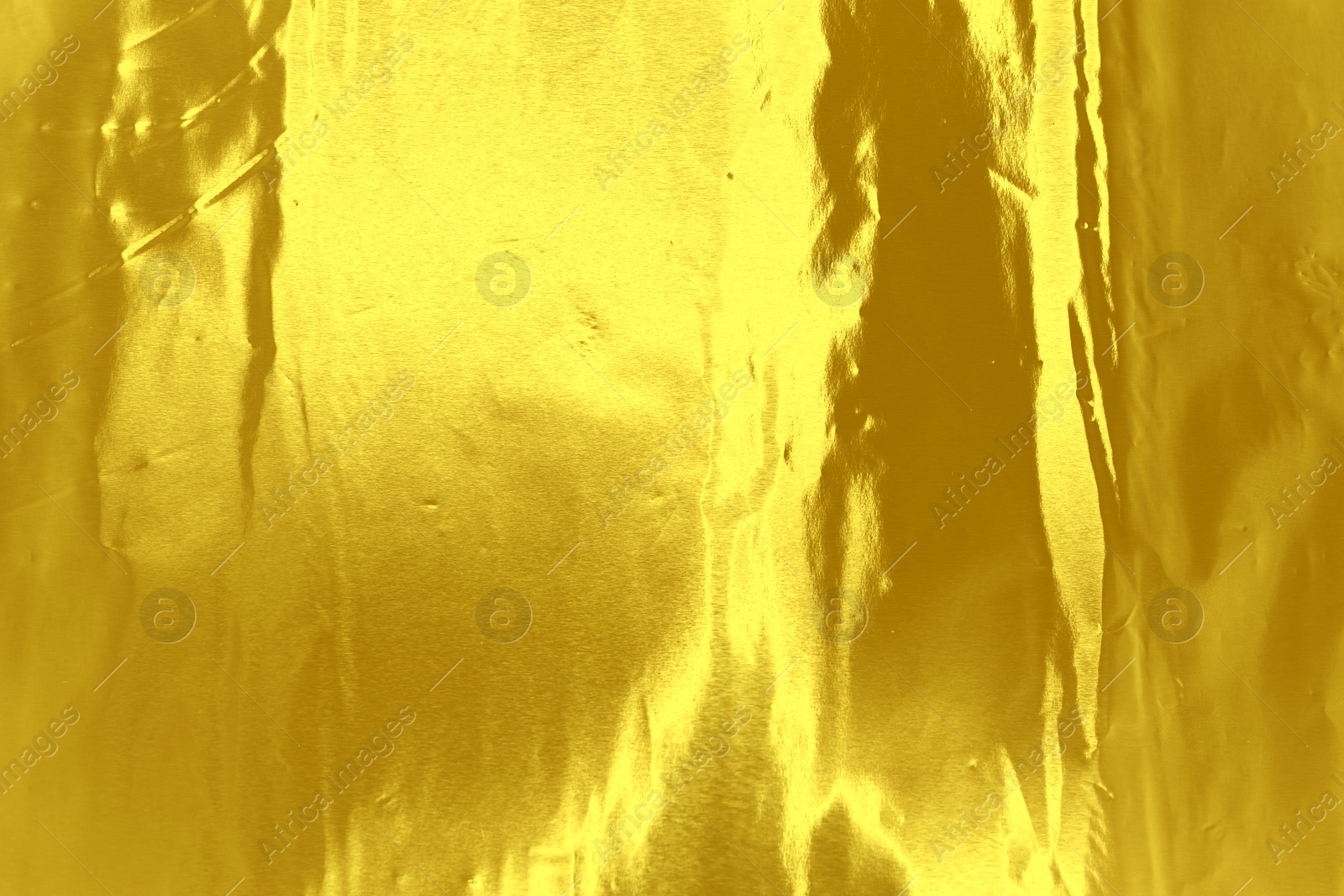 Image of Beautiful golden foil as background, top view