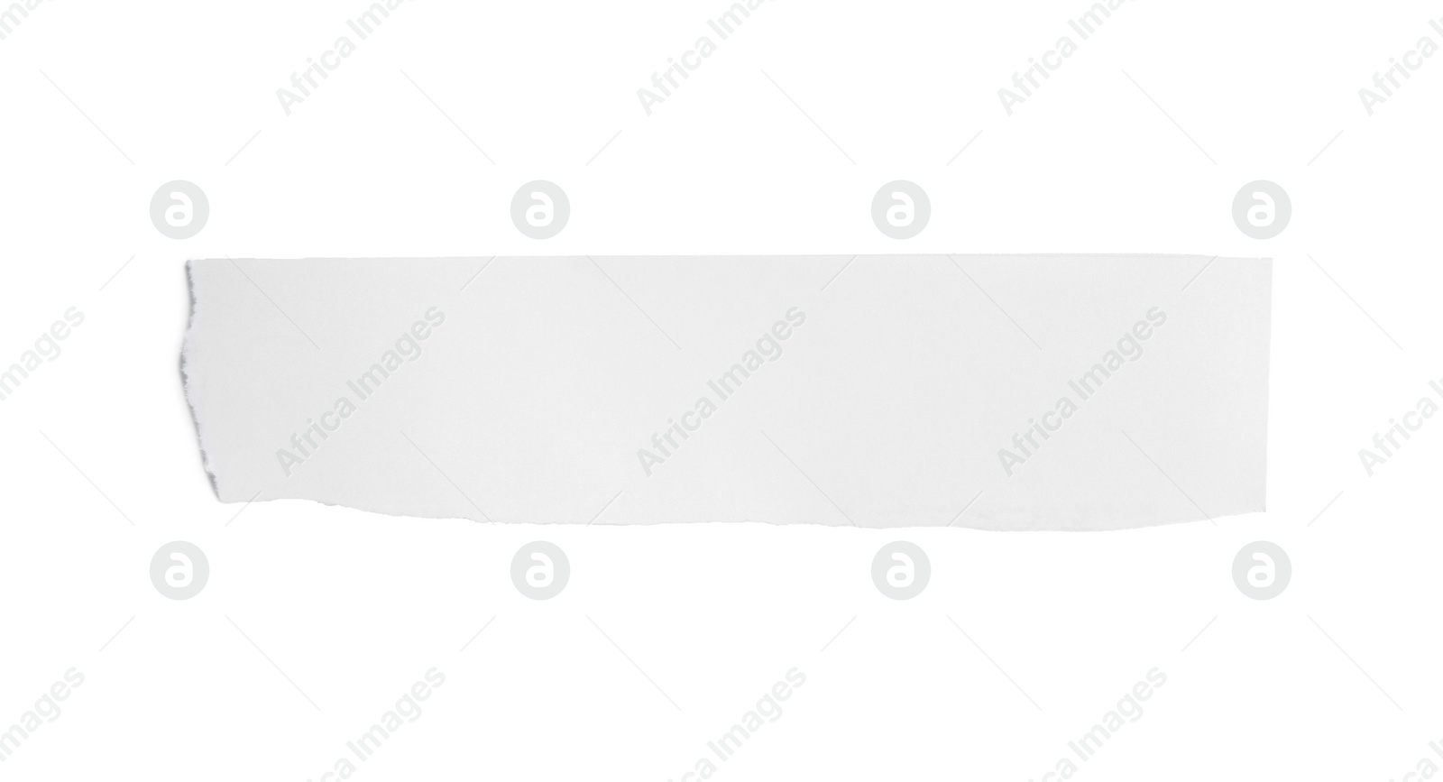 Photo of Piece of paper isolated on white, top view. Space for text