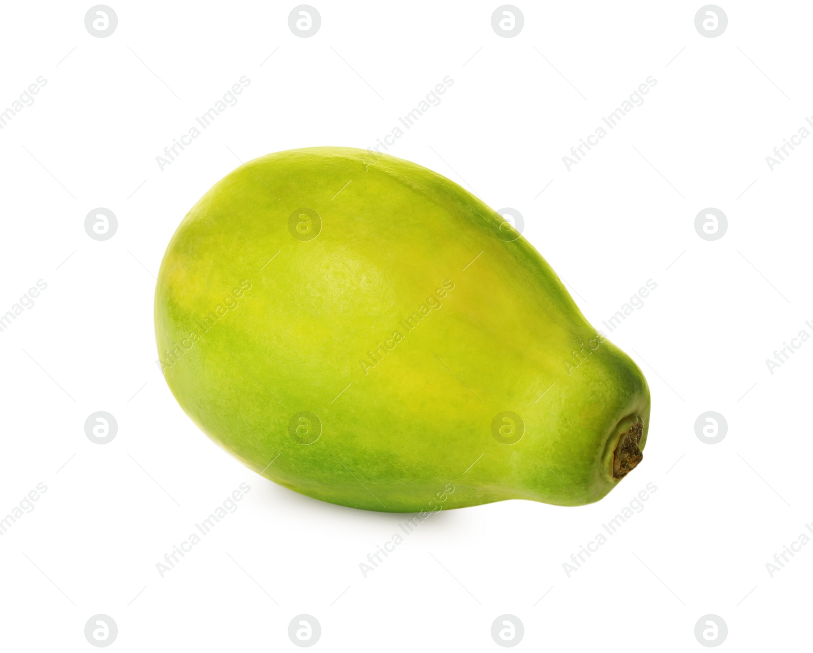 Photo of Fresh ripe papaya fruit isolated on white