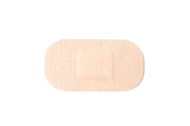 Photo of Contraceptive patch isolated on white, top view