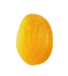 Photo of Tasty apricot isolated on white. Dried fruit