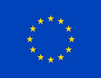 National flag of European Union. Symbol of Europe