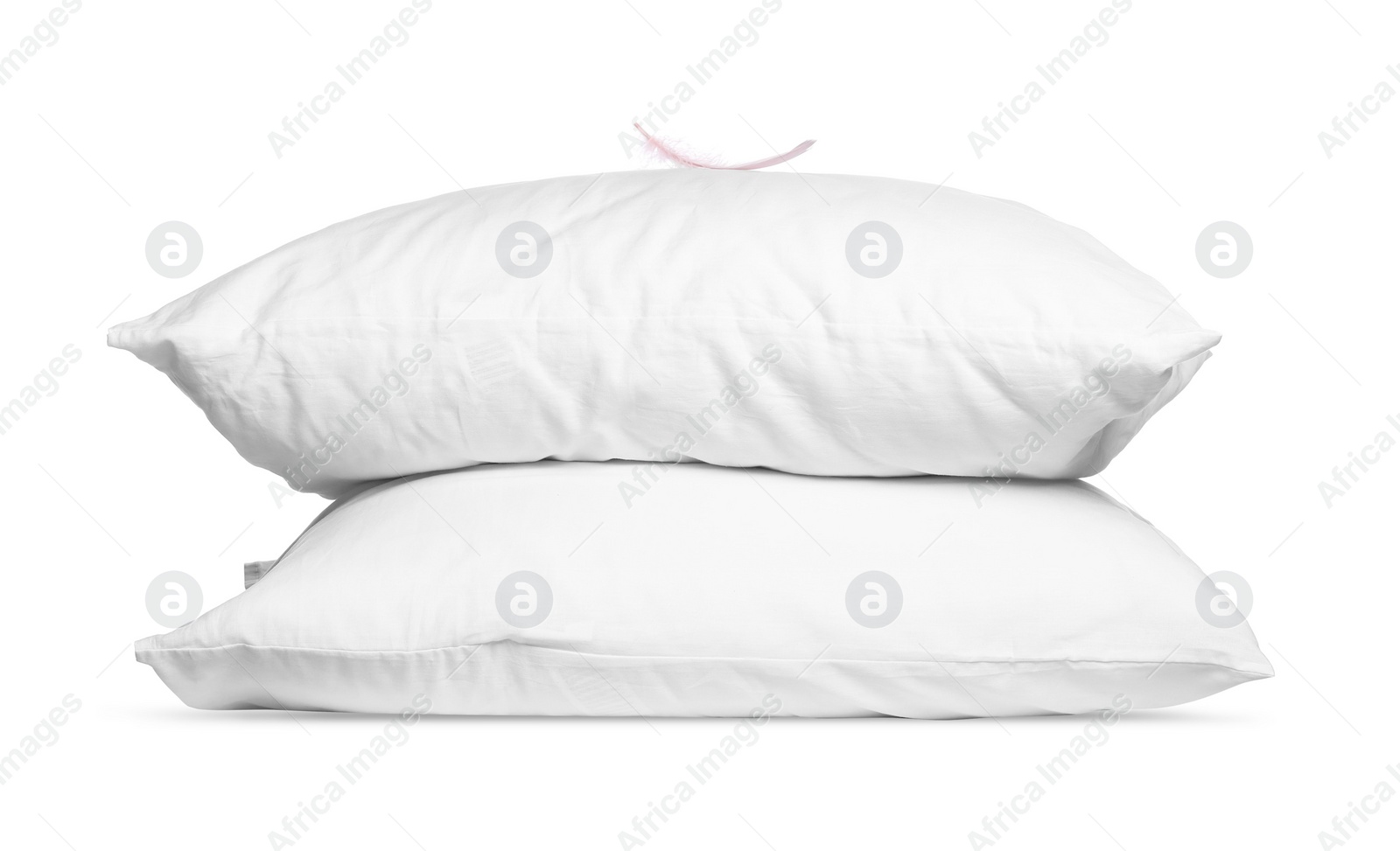 Photo of Blank soft new pillows isolated on white