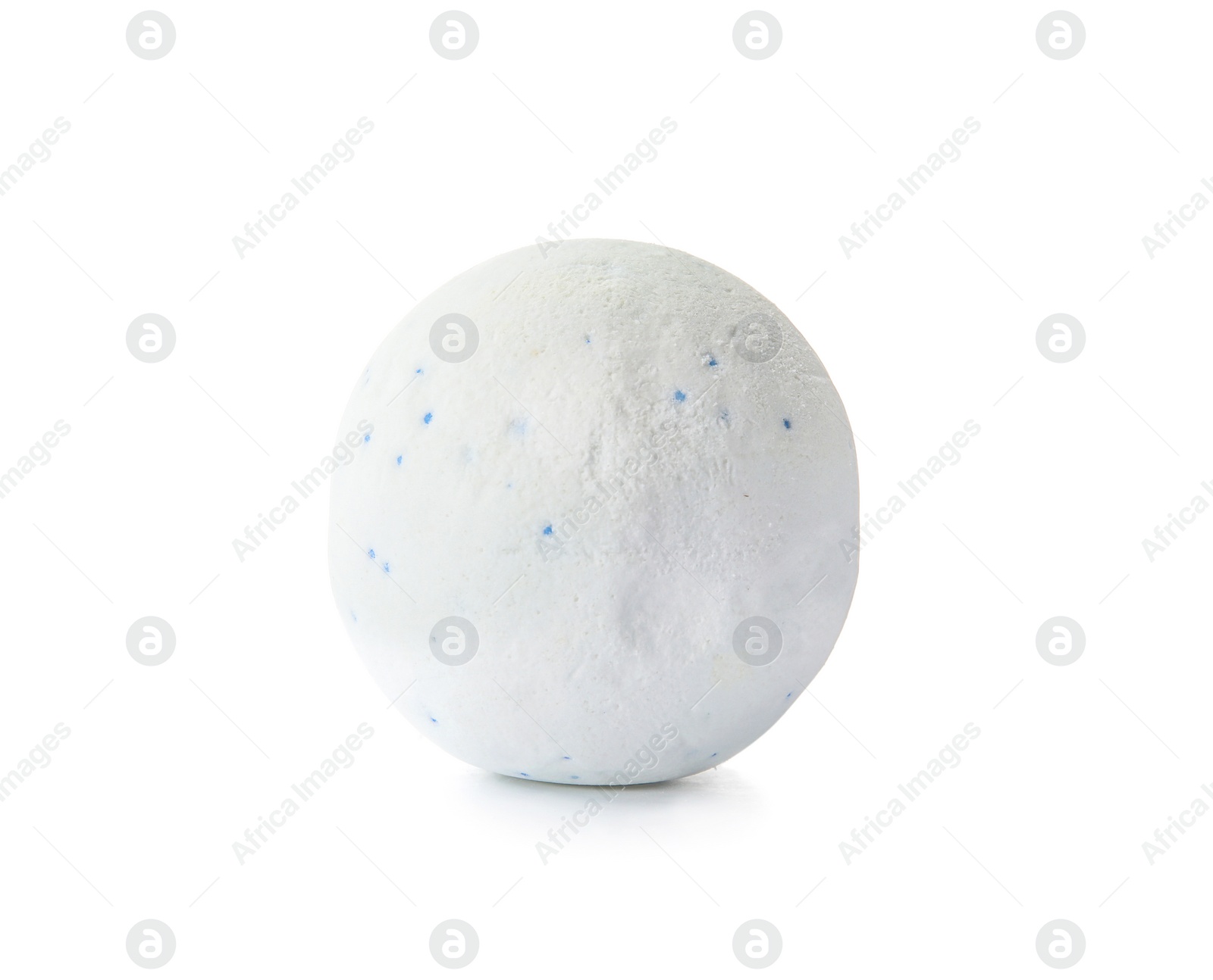 Photo of Bath bomb on white background. Spa product