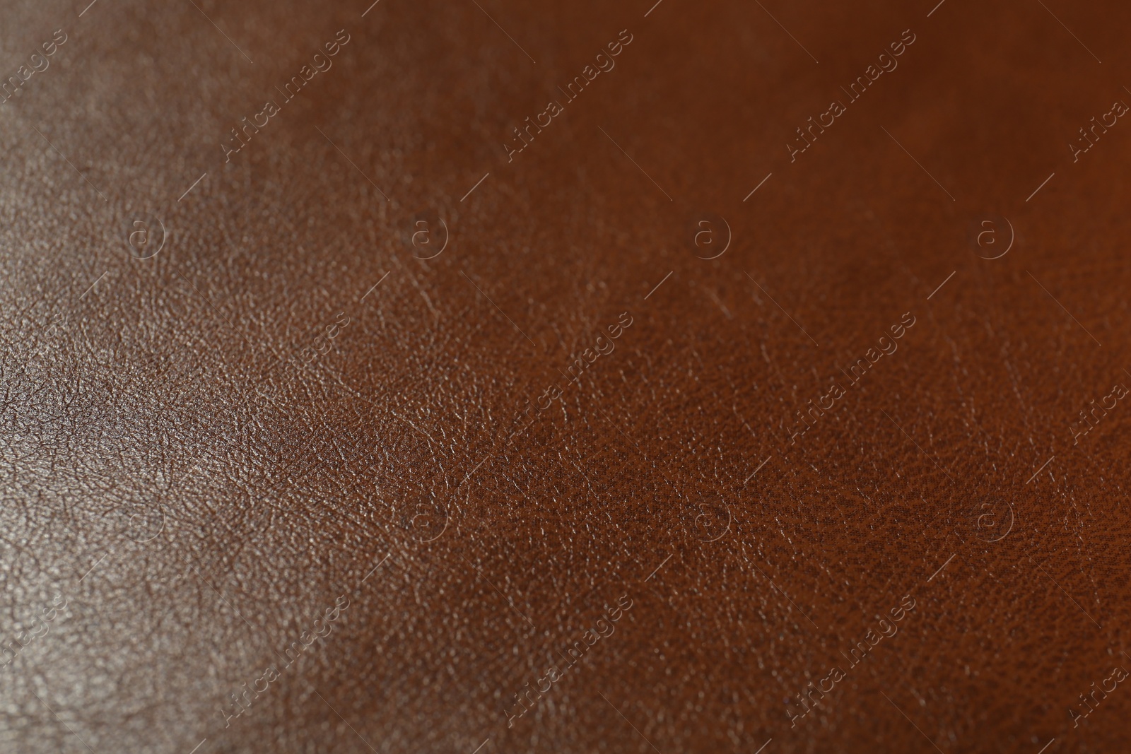 Photo of Brown natural leather as background, above view