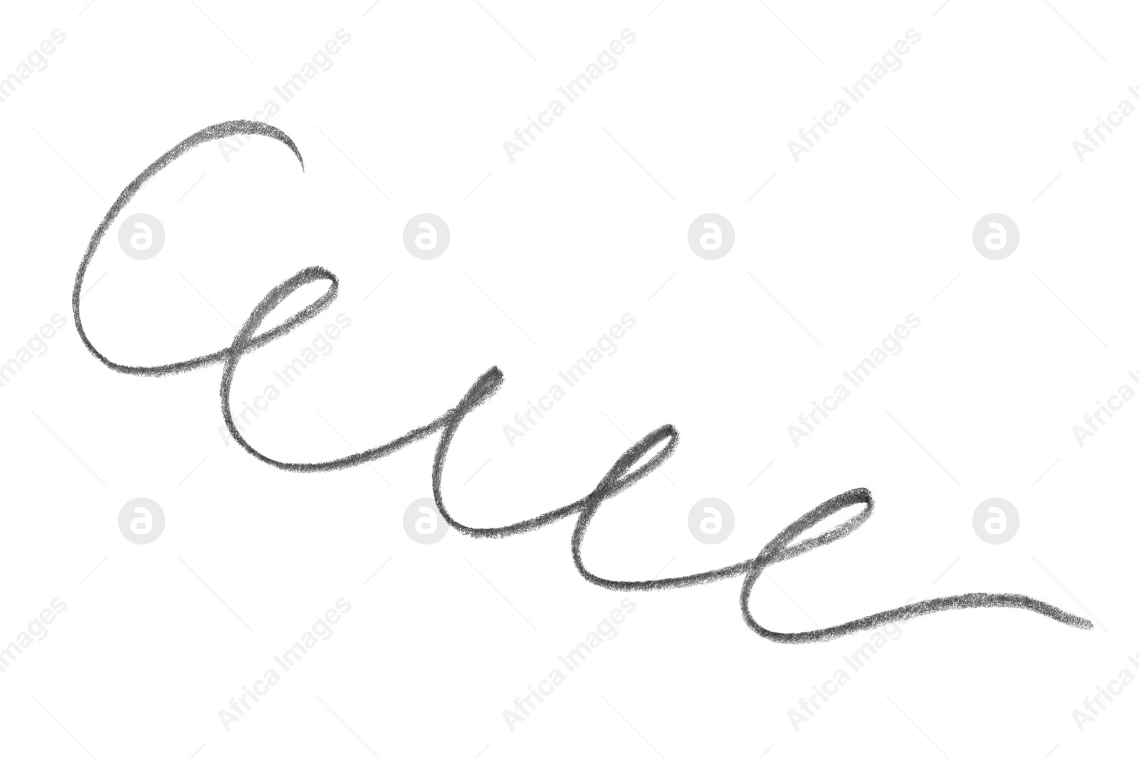 Photo of Hand drawn pencil scribble on white background