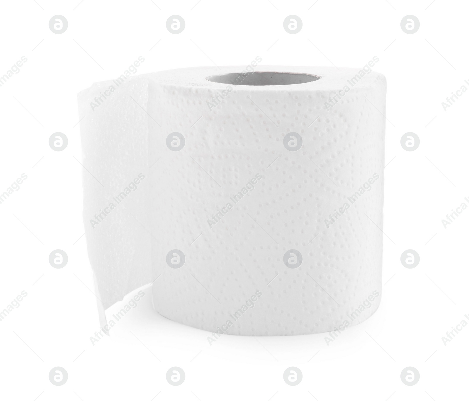 Photo of Roll of toilet paper isolated on white